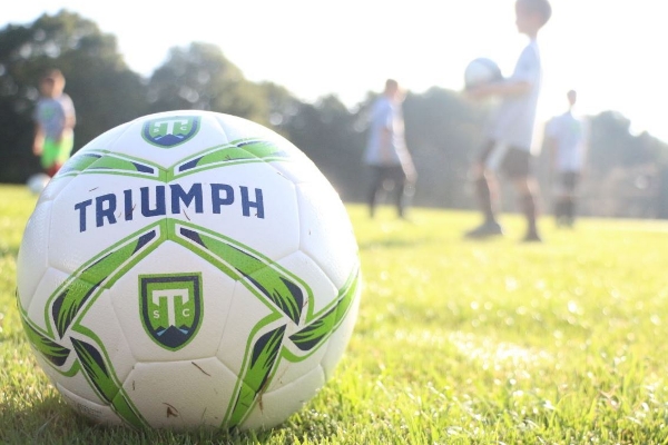 Triumph soccer ball